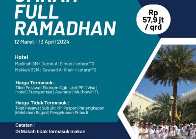 Umrah Ramadhan Full 30 Hari